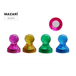 Набор магнитов для доски 1,1х1,7 см 8шт M-6372 Mazari