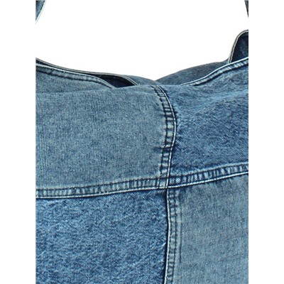 Сумка женская текстиль JN-76-8167,  1отд,  плечевой ремень,  голубой джинс 260091