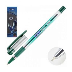 Ручка шариковая LINC "Glycer" зеленая 0.7мм 1300RF LINC