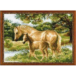 Набор для вышивания «Риолис» («Сотвори Сама»)  1258 "Лошадь с жеребёнком"
