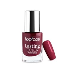 Topface Лак для ногтей Lasting color тон 46,тёмно-бордовый PT104 (9мл)