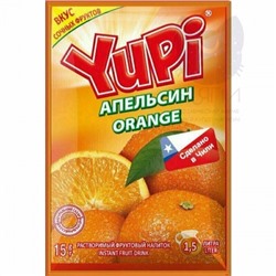 YUPI Апельсин растворимый напиток 12г  (заказ по 3шт)