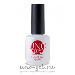 Uno Lux, Верхнее покрытие High Gloss Top Coat 15 мл