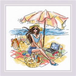 Набор для вышивания «Риолис» («Сотвори Сама»)  2008 "Пляжный отдых"