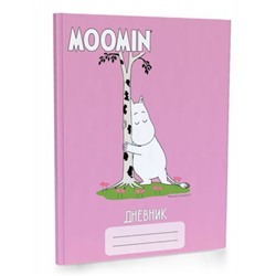 Дневник для старших классов (твердая обложка) "Moomin" софт-тач MOM5 Academy style