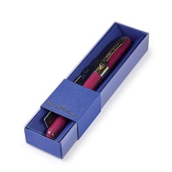 Ручка шариковая 0.5 мм "MONACO" синяя в футляре (бордовый корпус, синяя коробка) 20-0125/066 Bruno Visconti
