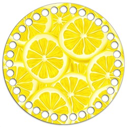 Круг 15 см. Лимоны