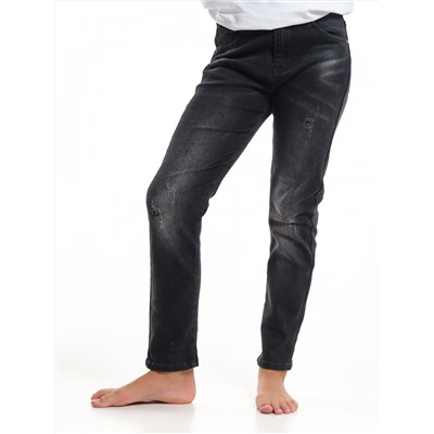Черные джинсы для девочки (152-164см) 33-1038-1(4) черный