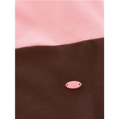 Комплект с лосинами (80-92см) UD 0974/0975-1(1) розовый/кофе