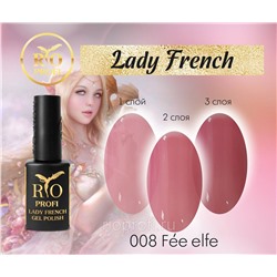 >Rio Profi Гель-лак  Lady French №8 Fée elfe, 7 мл