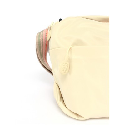 Сумка женская текстиль BoBo-5020-3,  1отд,  плечевой ремень,  молочный 260625