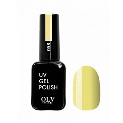 OLYSTYLE Гель-лак для ногтей тон 058 лимонный