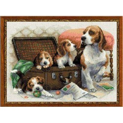 Набор для вышивания «Риолис» («Сотвори Сама»)  1328 "Собачье семейство"