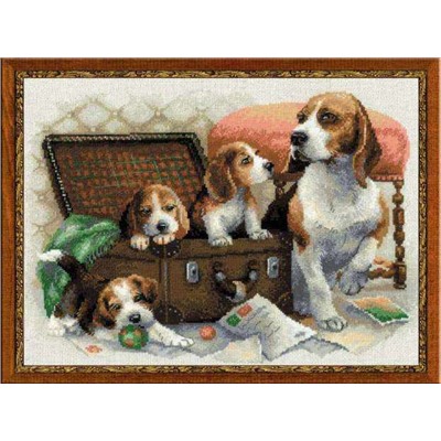 Набор для вышивания «Риолис» («Сотвори Сама»)  1328 "Собачье семейство"