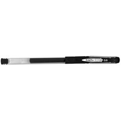 Ручка гелевая "Tepco" 0.5мм черная FO-GEL08 Flexoffice