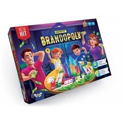 Настольная Игра Brandopoly (игровые элементы, правила, в коробке, от 8 лет) G-BrP-01-01, (ДАНКО-ТОЙС)