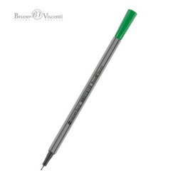 Ручка капиллярная (ФАЙНЛАЙНЕР) "BASIC" зеленая 0.4мм 36-0010 Bruno Visconti