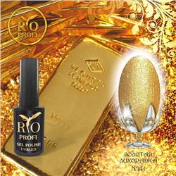 >Rio Profi Гель-лак каучуковый №141 Золотая Лихорадка, 7 мл