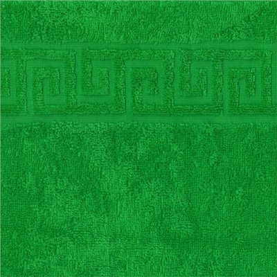 Полотенце махровое 50х90  Классический зеленый (Classic green)