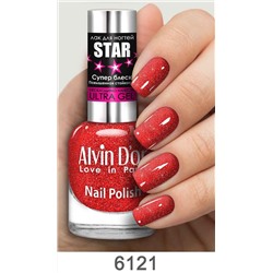Alvin D`or Лак для ногтей STAR Супер блеск тон 6121  15мл
