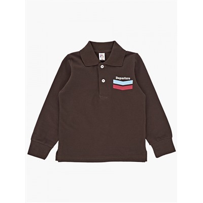 Рубашка-поло (98-122см) UD 0099-1(2) коричневый
