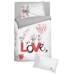 Комплект постельного белья "Love" для новорожденных