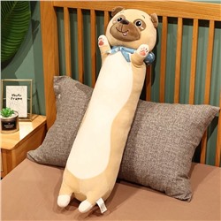Мягкая игрушка Собака батон с платком на шее длинная 70 см