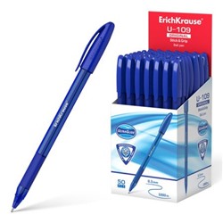 Ручка шариковая U-109 Original Stick Grip Ultra Glide Technology синяя 1.0мм 47608 Erich Krause
