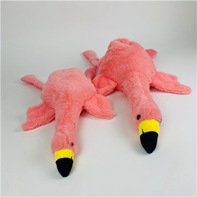 Мягкая игрушка Фламинго розовый пухлый 70 см