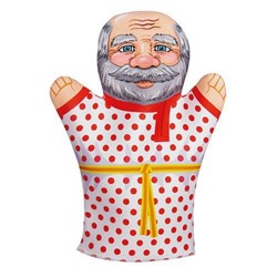 Кукольный Театр БиБаБо Дедушка (1 герой, кукла-перчатка, в пакете, от 3 лет) 03645, (ООО "Десятое королевство")