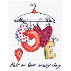 Набор для вышивания «РТО»  M70034 - Надевайте любовь каждый день