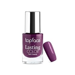 TopFace Лак для ногтей Lasting color тон 45, темно-фиолетовый - PT104 (9мл)