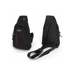 Рюкзак (сумка)  муж Battr-505  (однолямочный),  1отд,  плечевой ремень,  2внеш карм,  черный 238190