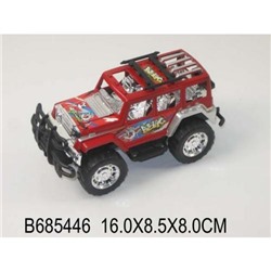 Машина Инерционная Джип (в ассорт., в пакете, от 3 лет) B685446, (Shantou City Daxiang Plastic Toy Products Co., Ltd)