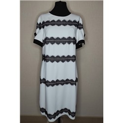 Платье Bazalini 4491 черно-белый