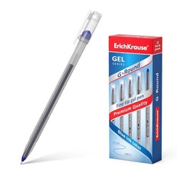 Ручка гелевая G-Round 0.5мм синяя 54525 Erich Krause