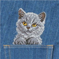 Набор для вышивания «Искусница»  ВК24 Набор "Британский котенок"