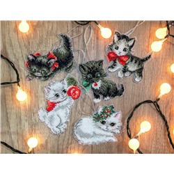 Набор для вышивания LETISTITCH  987 - Рождественские кошки
