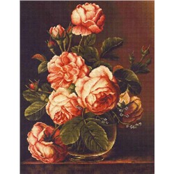 Набор для вышивания «Luca-S»  B488 Розы в вазе