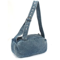 Сумка женская текстиль JN-76-8171,  1отд,  плечевой ремень,  голубой джинс 260083