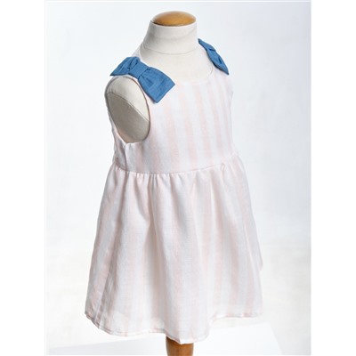 Платье (80-92см) UD 6537-1(1) роз полоса