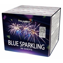 Салют BLUE SPARKLING 36 залпов 1.2 калибр SB-36-03 Maxsem