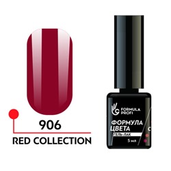 Гель-лак "Формула цвета", Red collection uv/led №906, 5 мл.