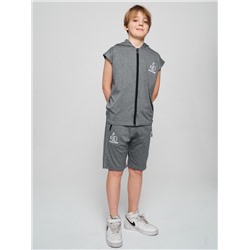 Спортивный костюм летний для мальчика светло-серого цвета 703SS
