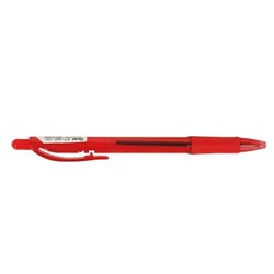 Ручка автоматическая шариковая масляная 0.7мм "Fine Line" красная BK417-B Pentel