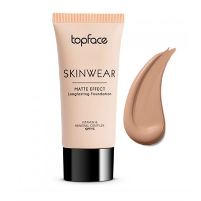 TopFace Instyle Тональная основа матирующая "Skin Wear Matte Longlasting Foundation"№05 беж- PT468
