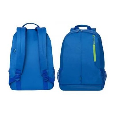 Рюкзак молодежный RQ-921-4/4 синий-салатовый 32х45х13 см GRIZZLY {Китай}