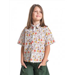 Рубашка для девочки (104-122см) 33-58763-1(2) цветной