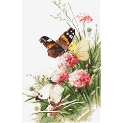 Набор для вышивания LETISTITCH  938 - Бабочки в поле