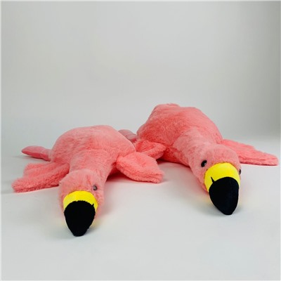 Мягкая игрушка Фламинго розовый пухлый 50 см